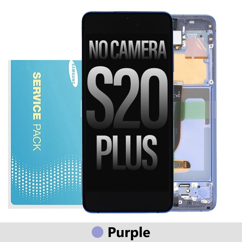 Samsung Galaxy S20 Plus 5G G986 OLED Screen Replacement Digitizer GH82-31441K/31442K/31445K (Gold)-Purple Samsung Galaxy S20 Plus 5G G986 OLED Screen Replacement Digitizer GH82-31441K/31442K/31445K (Gold)-Purple